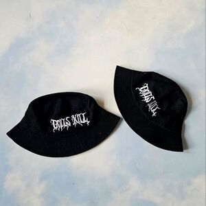 Dolls Kill Black Womens Bucket Hats Bundle Of 2 Hat Gifts